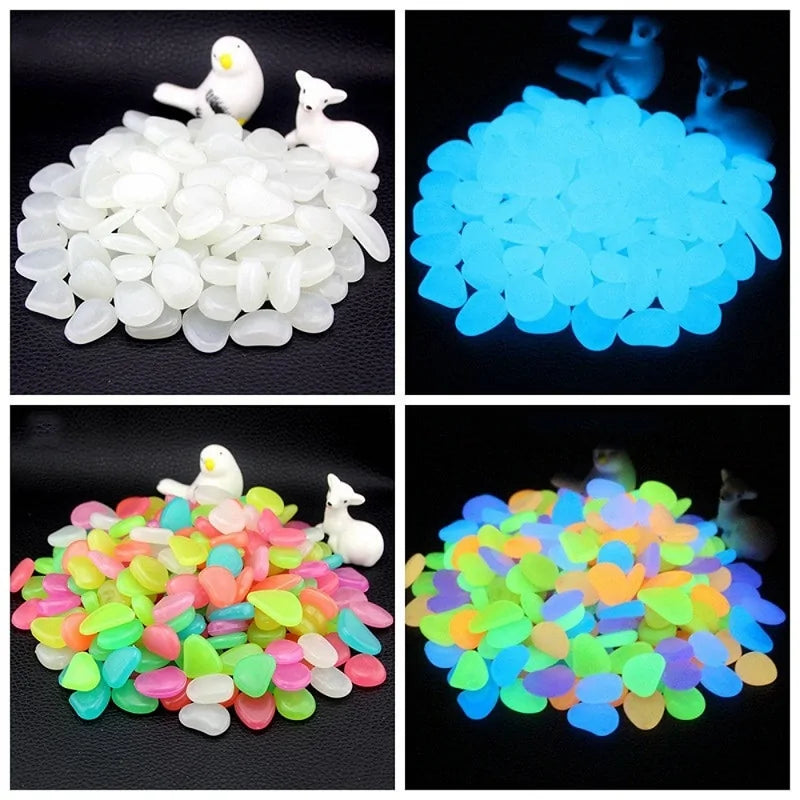 Glow in the Dark Garden 'Pebbles' Dinner Party Decor