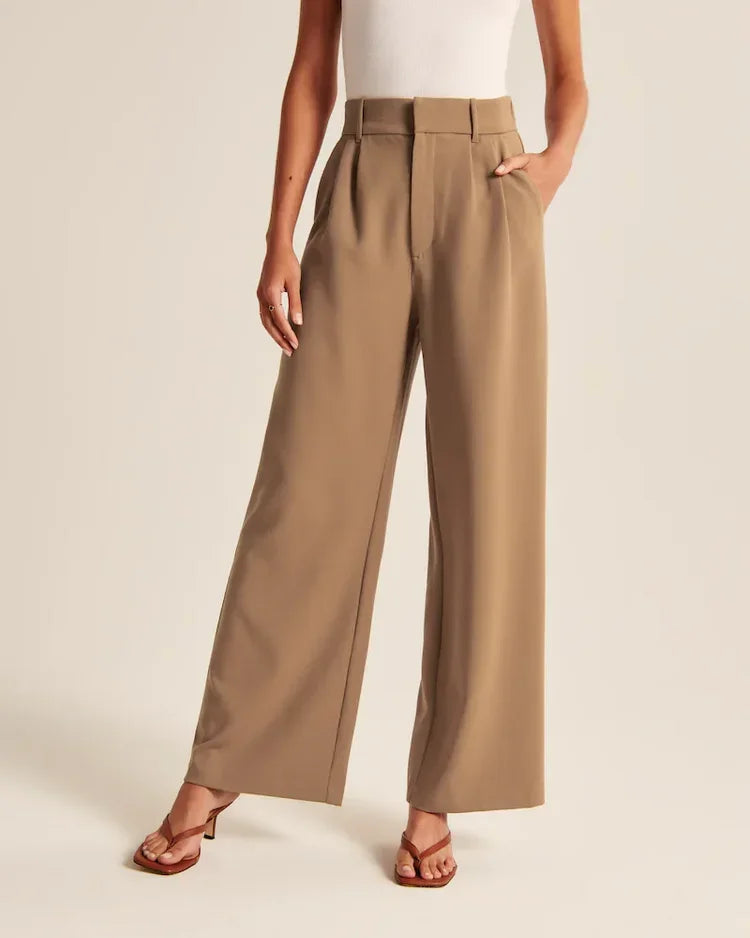 Vireous Loose Fitting Women's Tailored Pants