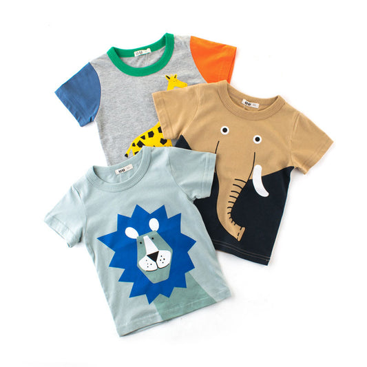 T-shirt animaux mignons pour enfants