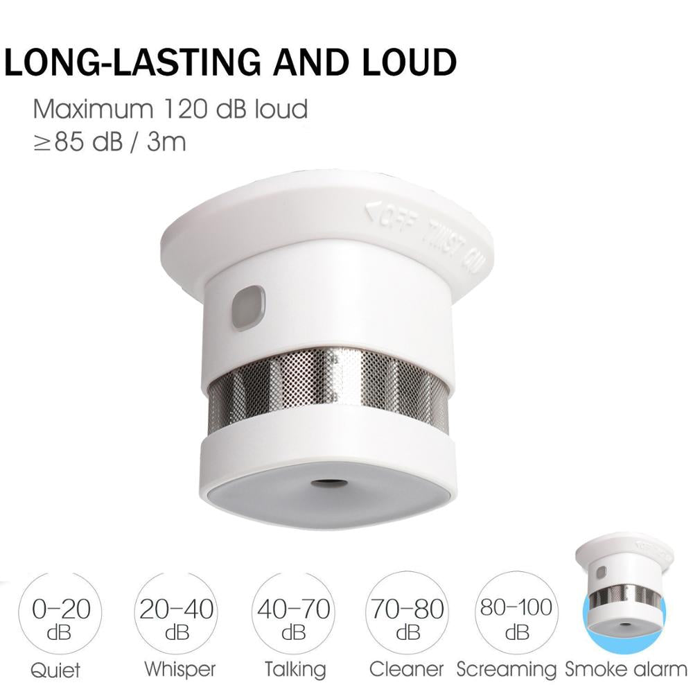 Heiman Zigbee Smoke Detector Smart Home System 2.4GHz High Sensitivity Safety Fire Prevention Smoke Sensor