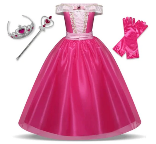 Enchanting Pink Summer Princess Toddler & Kids Ball Gown