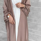 loriya Fashion Muslimwear Puffed Sleeve Elegant Long Dress