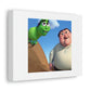 Pixar Fat Dad Reprised Digital Art 'Designed by AI' on Satin Canvas, Stretched