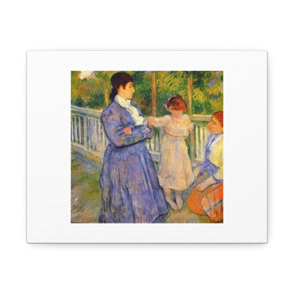 Mother Saying Goodbye In The Style Of Claude Monet Digital Art 'Designed by AI'