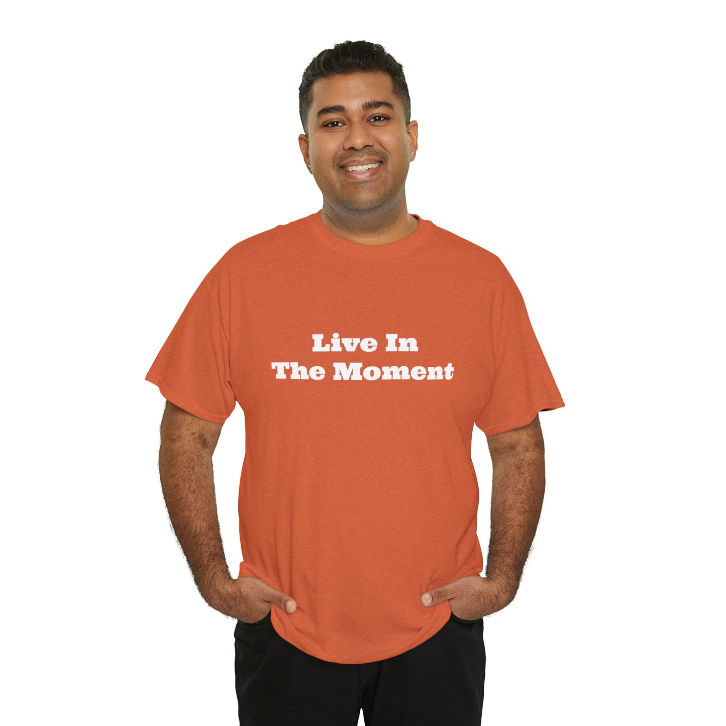 Live In The Moment Cotton T-Shirt