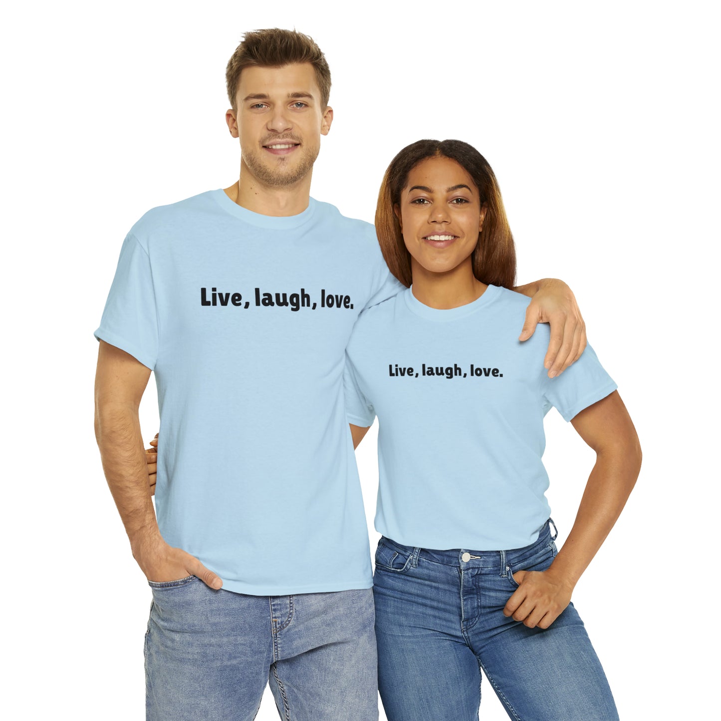 Live, Laugh, Love Cotton T-Shirt