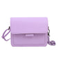 Vireous Small Square Leather Bag Retro Single Shoulder Crossbody Bag