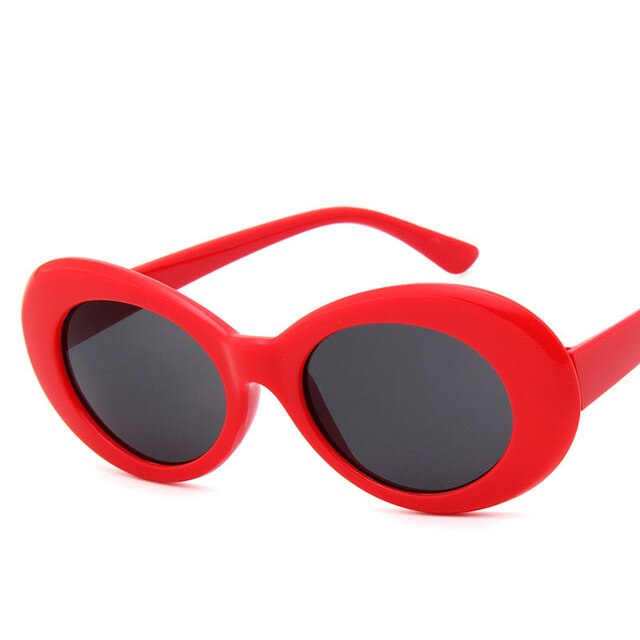 Kurt Cobain Retro Oval Festival Sunglasses