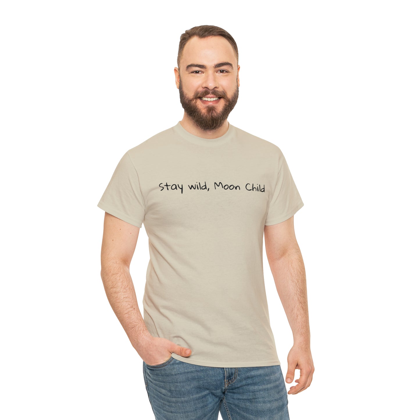 Stay Wild, Moon Child Cotton T-Shirt