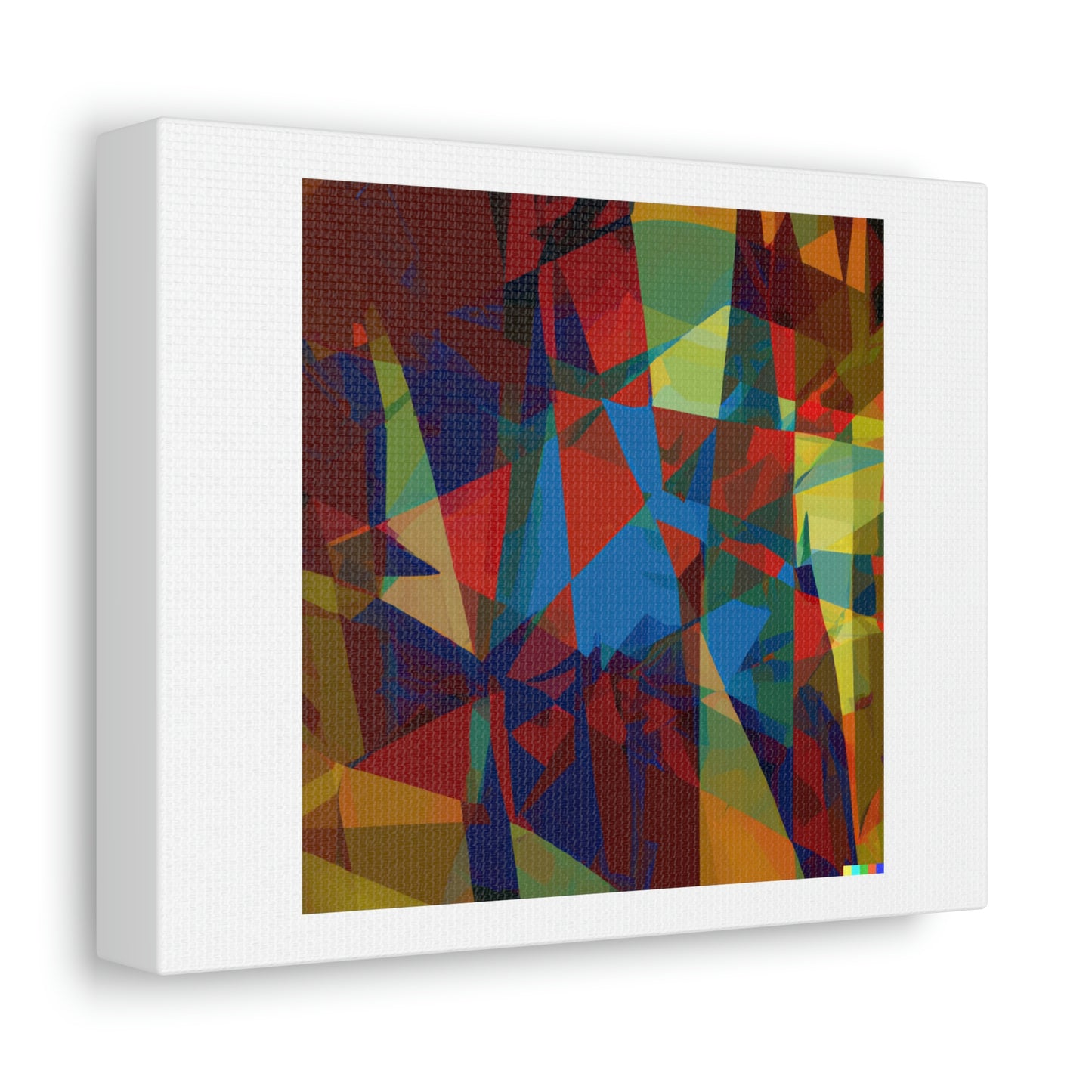 Favourite Abstract Artwork Of DALLE-E V Digital Art 'Designed by AI' on Satin Canvas