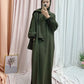 Hooded Abaya Traditional Long Dress Women's