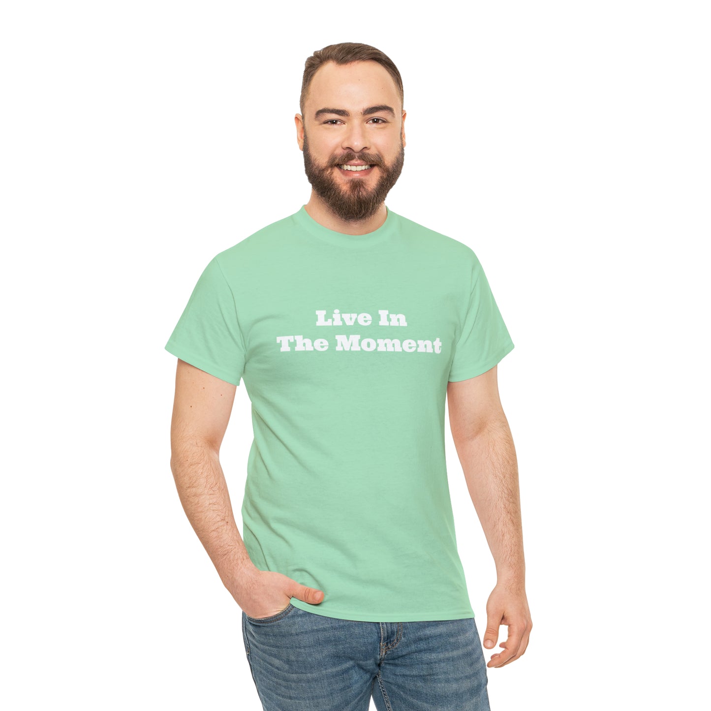 Live In The Moment Cotton T-Shirt