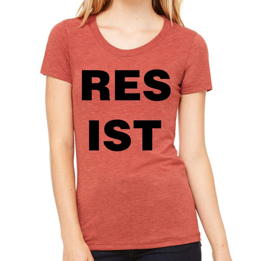 Resist RES-IST Protest Cotton Women's T-Shirt