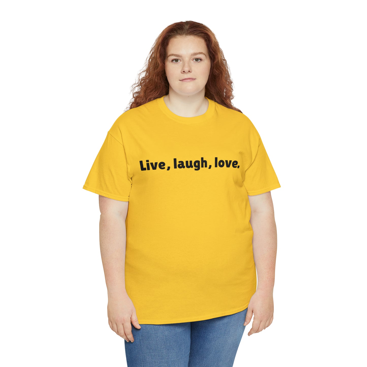 Live, Laugh, Love Cotton T-Shirt