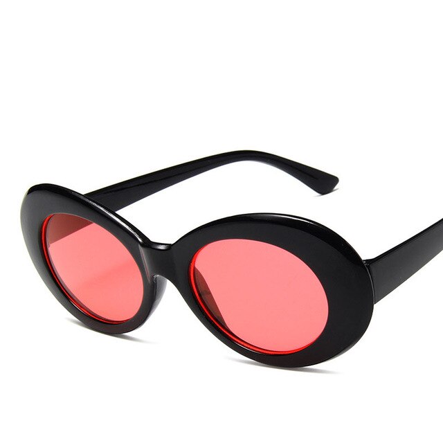 Kurt Cobain Retro Oval Festival Sunglasses