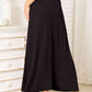 Vireous Full Size Soft Rayon Drawstring Waist Maxi Skirt