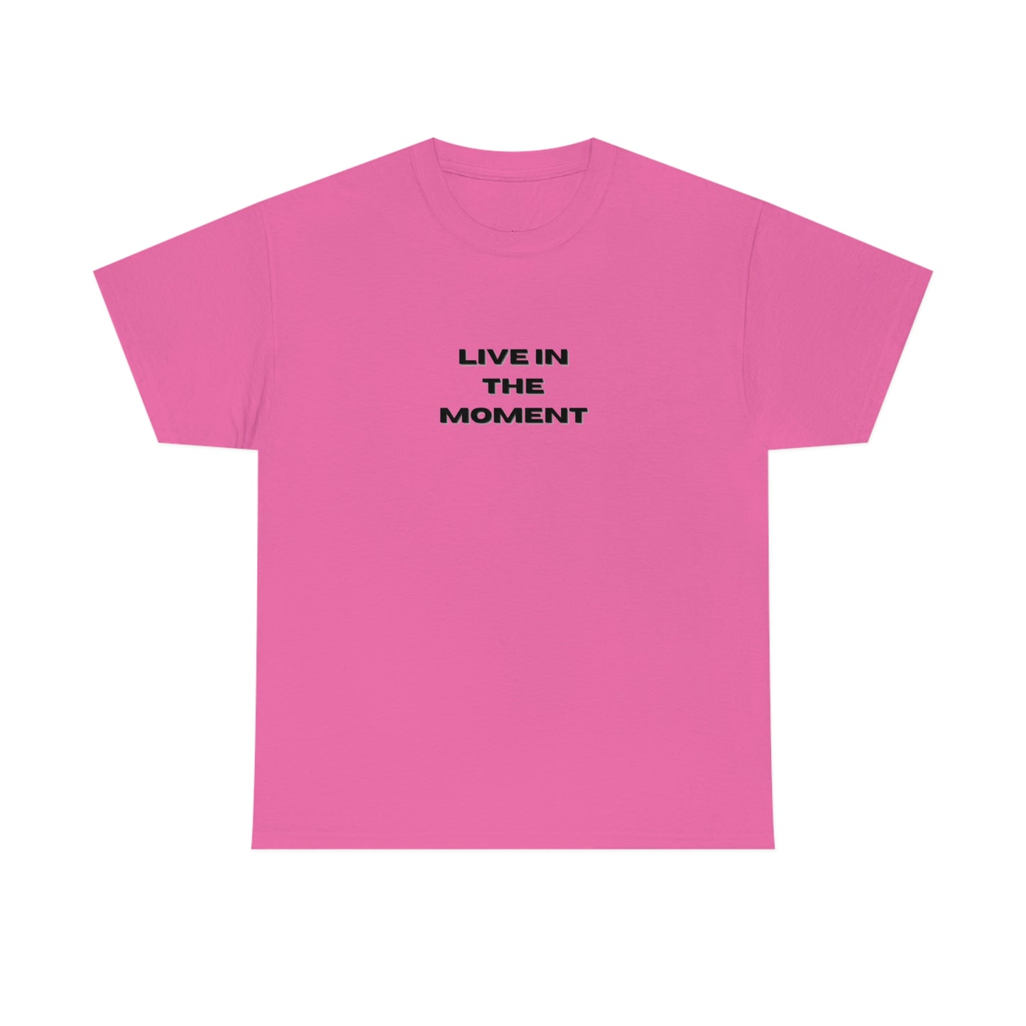 Live In The Moment ヘビーコットン Tシャツ ユニセックスサイズ 面白い レディース メンズ