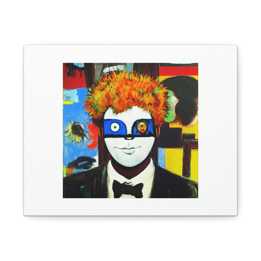 World History Of Humanity Mask Acrylic In Damien Hirst Style 'Designed by AI'