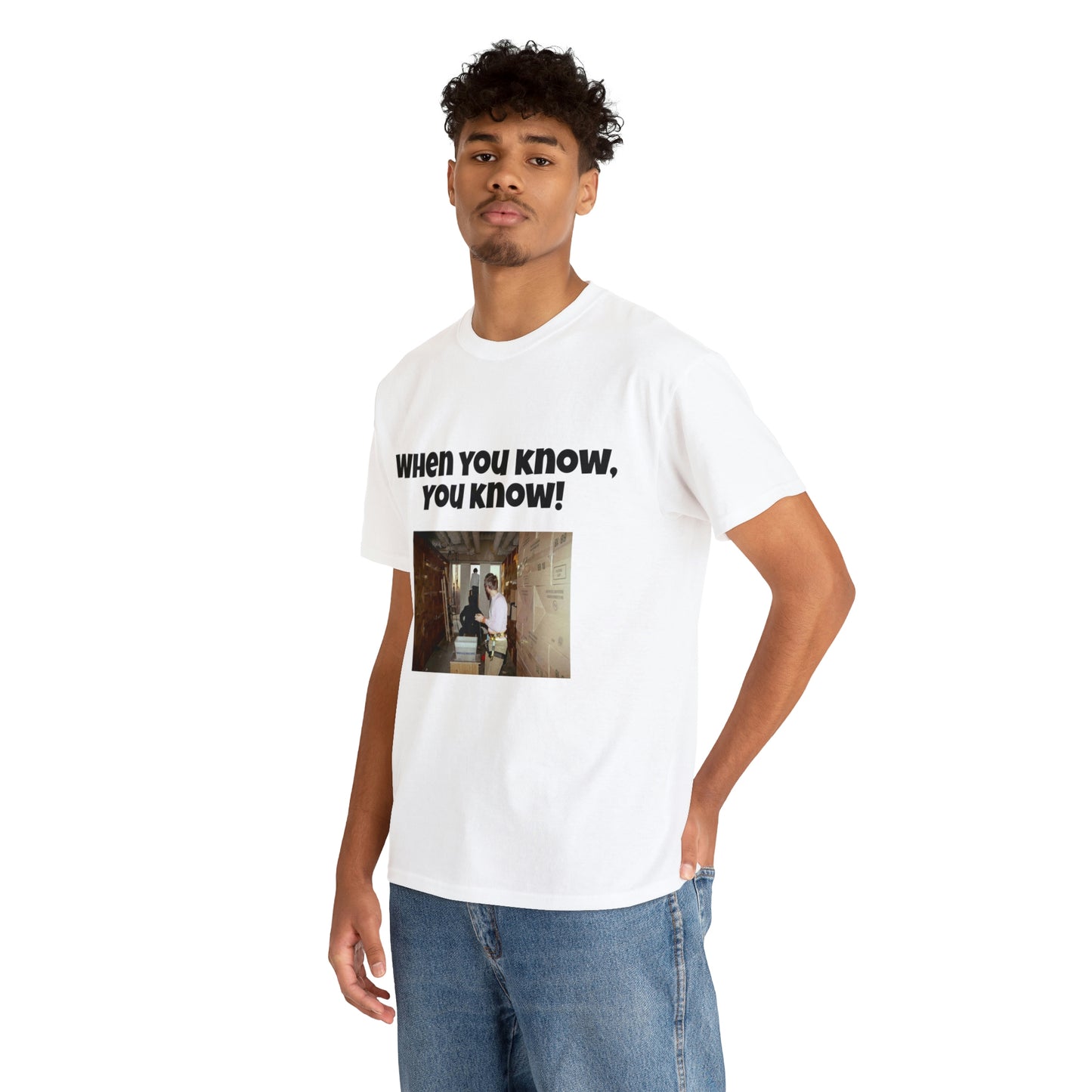 Quand tu sais, tu sais ! T-shirt en coton épais