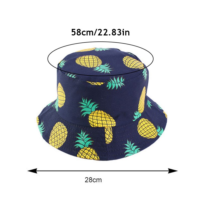 Double-sided Bucket Hat Multi Fruit Designs