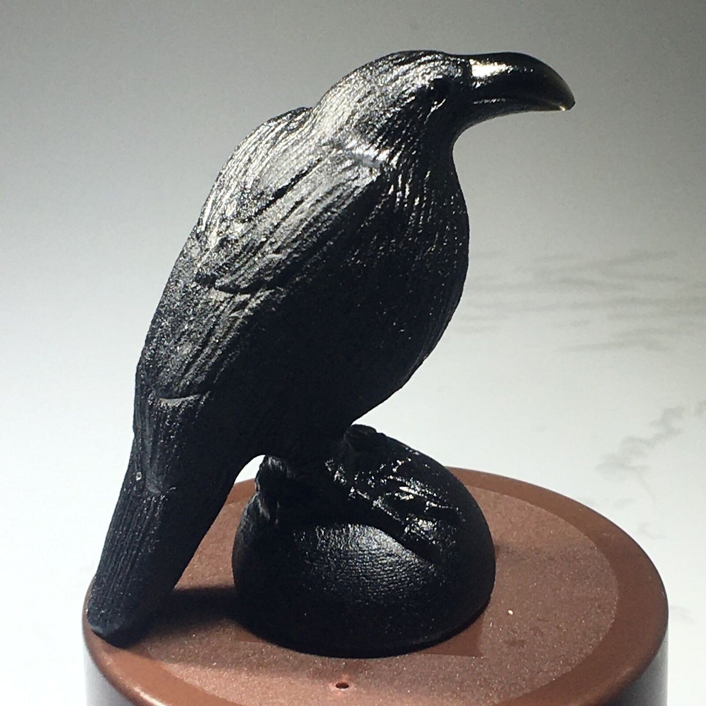 Crystal Crow Figurine