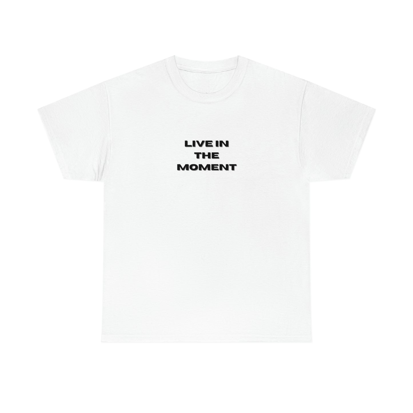 Live In The Moment ヘビーコットン Tシャツ ユニセックスサイズ 面白い レディース メンズ