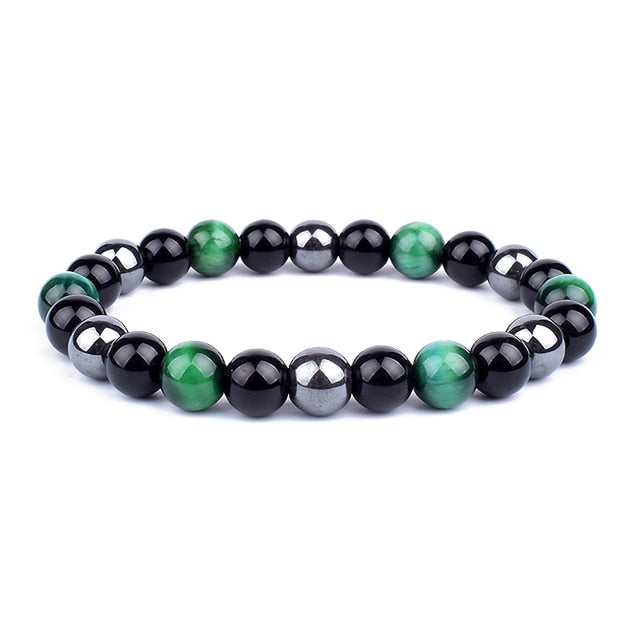 Triple Protection Natural Crystal Bracelet