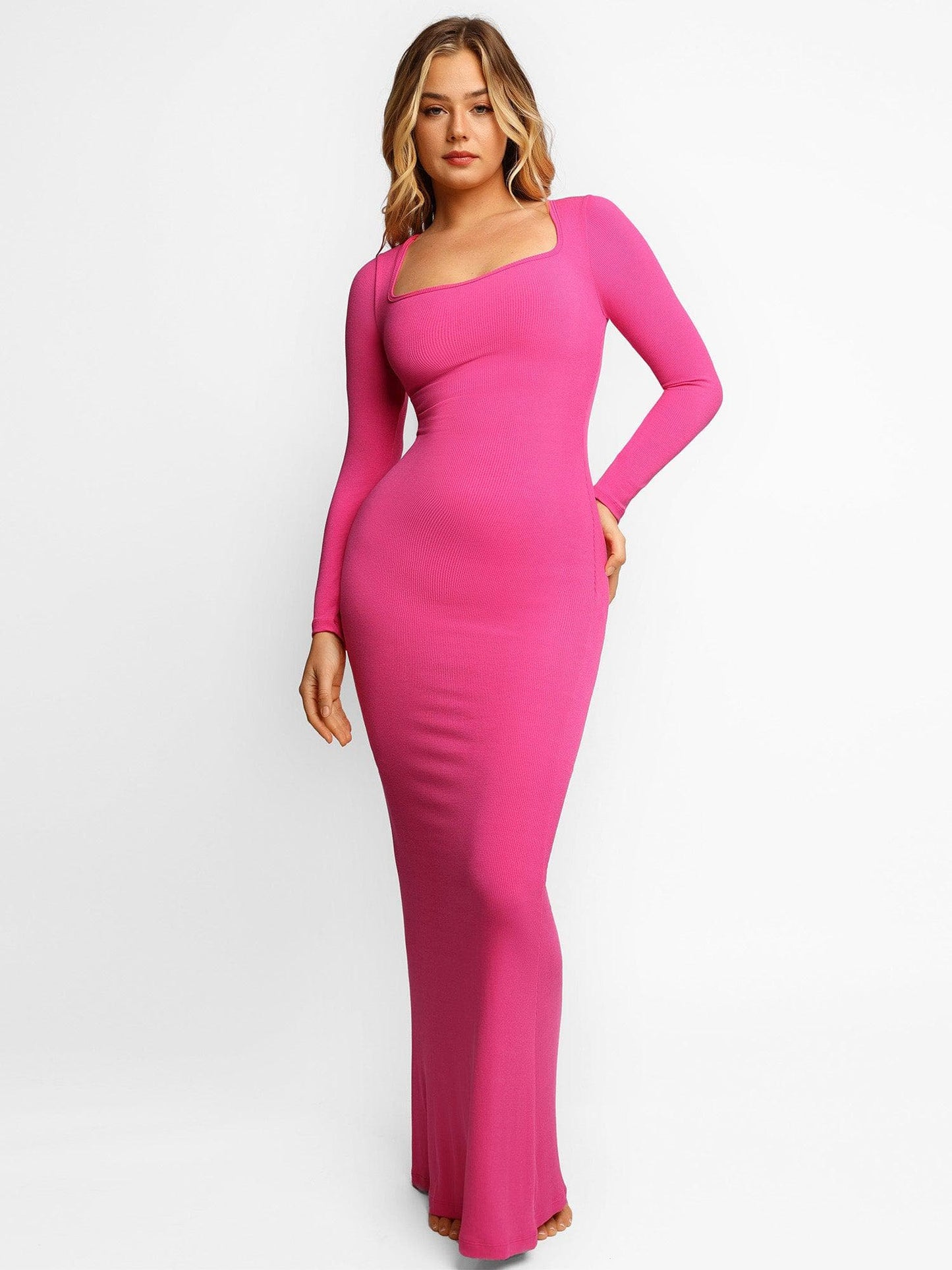 Vireous Shapewear Soft Long Lounge Dress