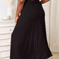 Vireous Full Size Soft Rayon Drawstring Waist Maxi Skirt
