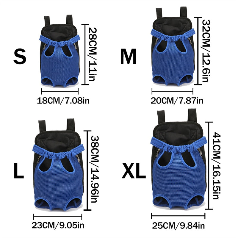 Sac à dos de voyage en plein air pour animaux de compagnie sac portable respirant pour chiens