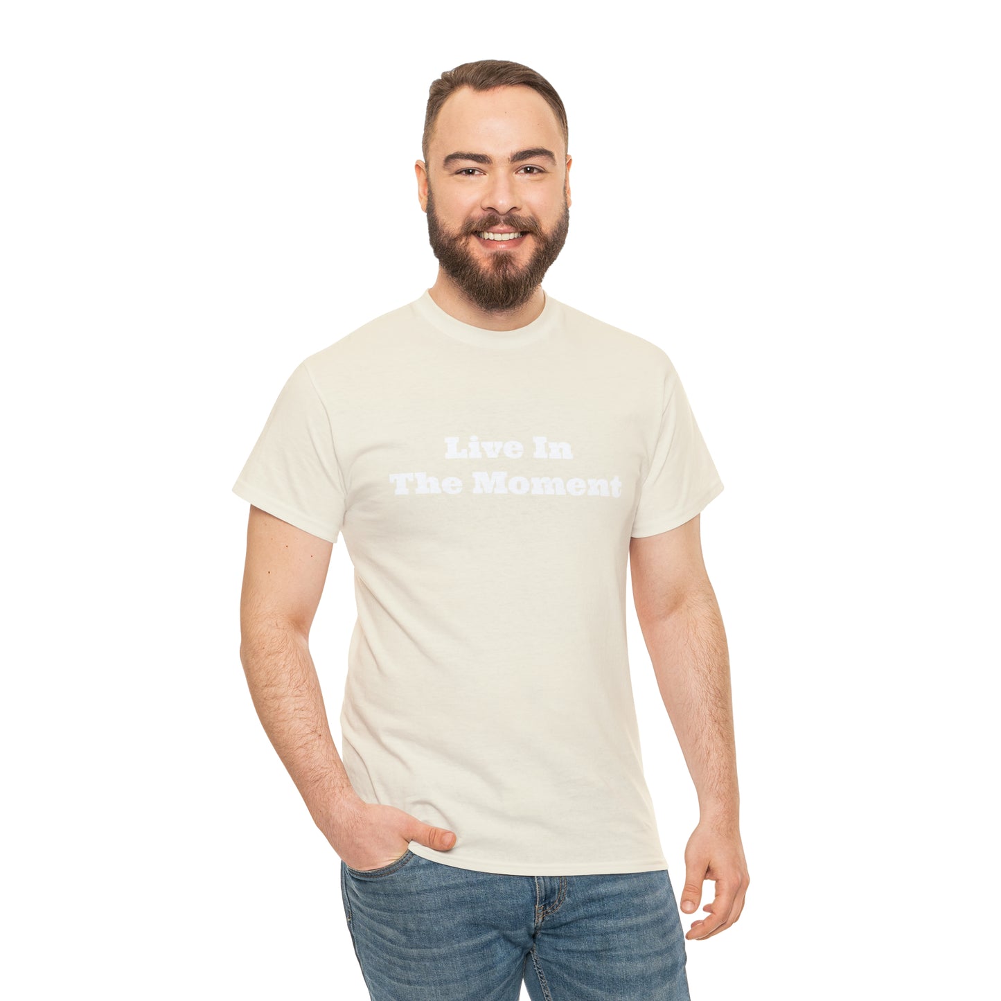 Live In The Moment Cotton T-Shirt