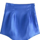 Vireous Classic Satin Short Skirt