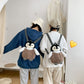 Cute Penguin Plush Bag Plush Shoulder Bag, Animal Backpack Travel Handbag Gift