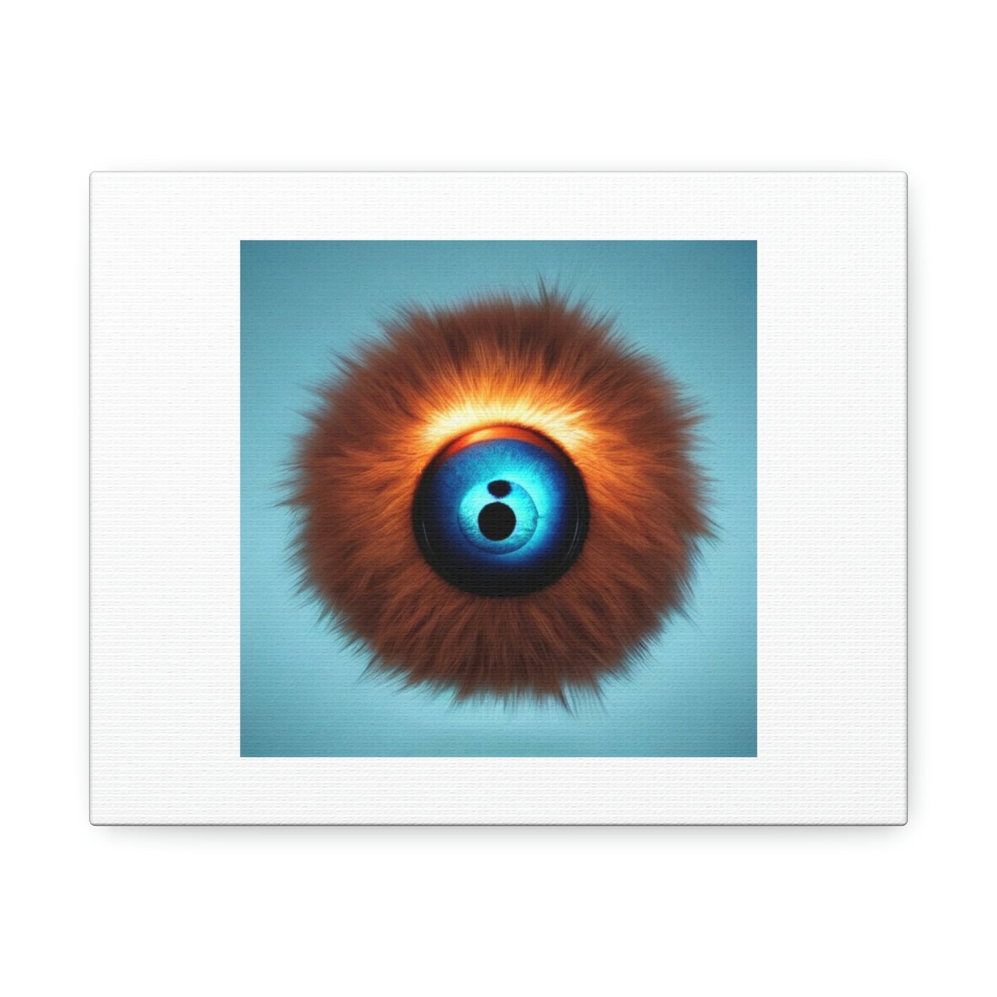 Abstract Tech House Music In A Human Eye Digital Art 'Designed by AI' on Canvas