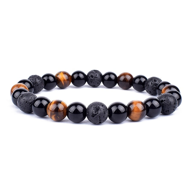 Triple Protection Natural Crystal Bracelet