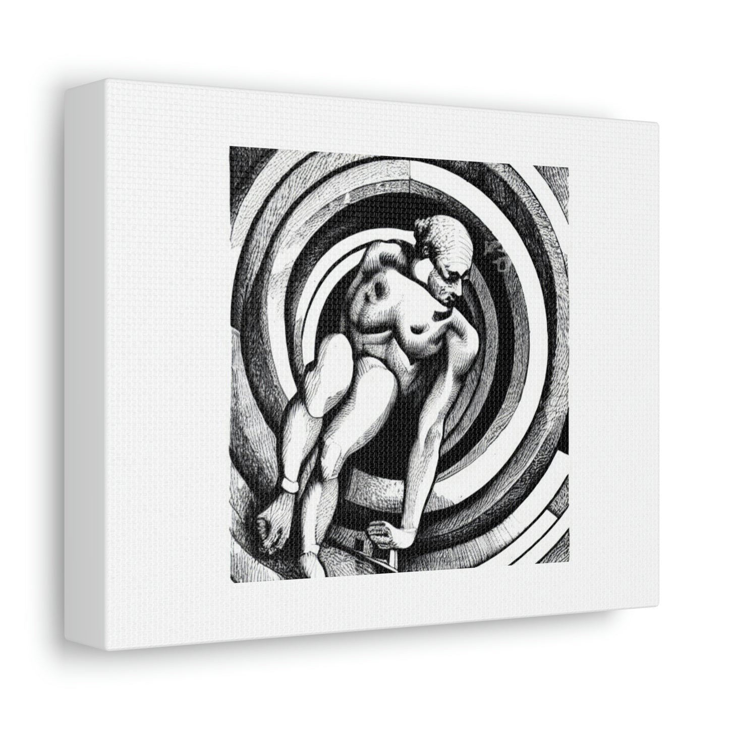 Sisyphus Founder And King Of Ephyra Digital Art 'Designed by AI' on Canvas