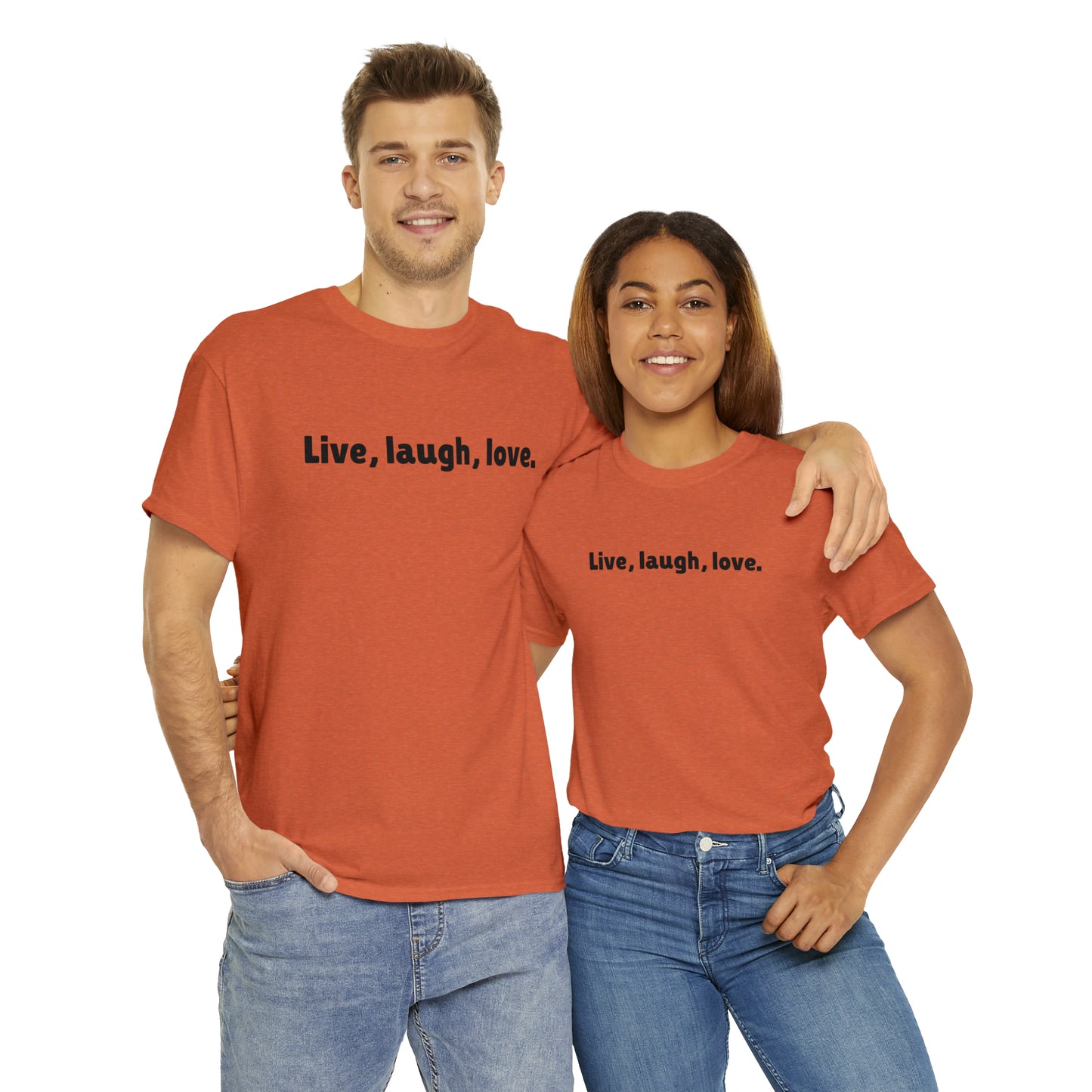 Live, Laugh, Love Cotton T-Shirt