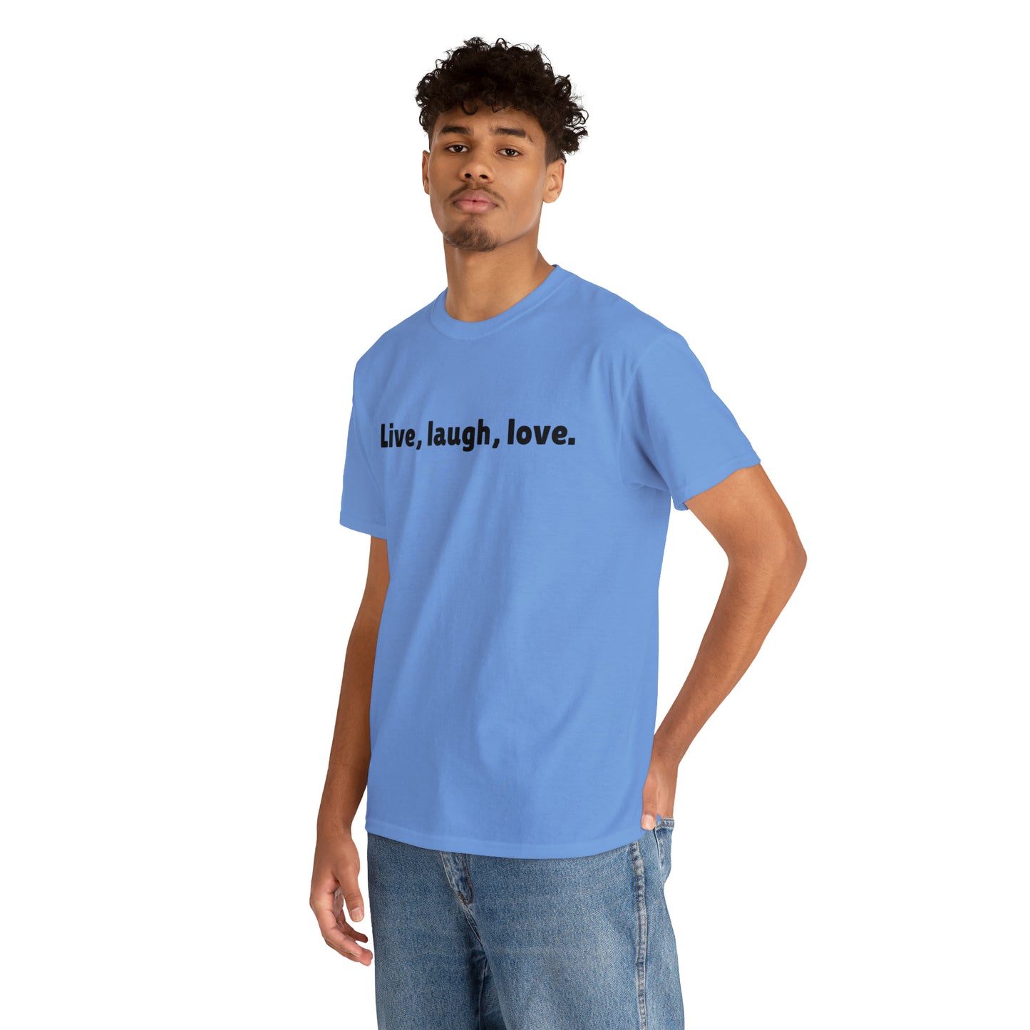 Live, Laugh, Love Cotton T-Shirt