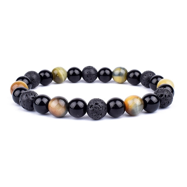 Triple Protection Natural Crystal Bracelet