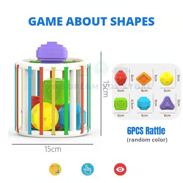 Colourful Shape Blocks Sorting Game