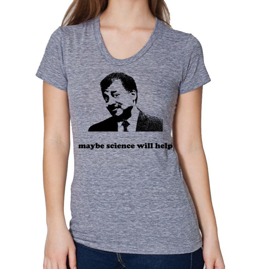 Neil deGrasse Tyson 'Maybe Science Will Help' Cotton T-Shirt