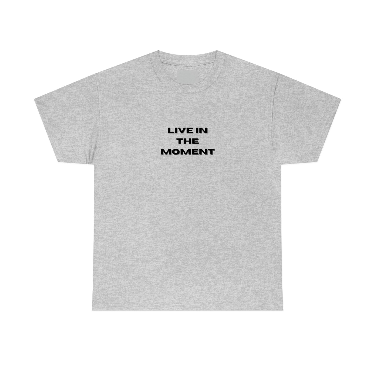 Live In The Moment ヘビーコットン Tシャツ ユニセックスサイズ 面白い レディース メンズ