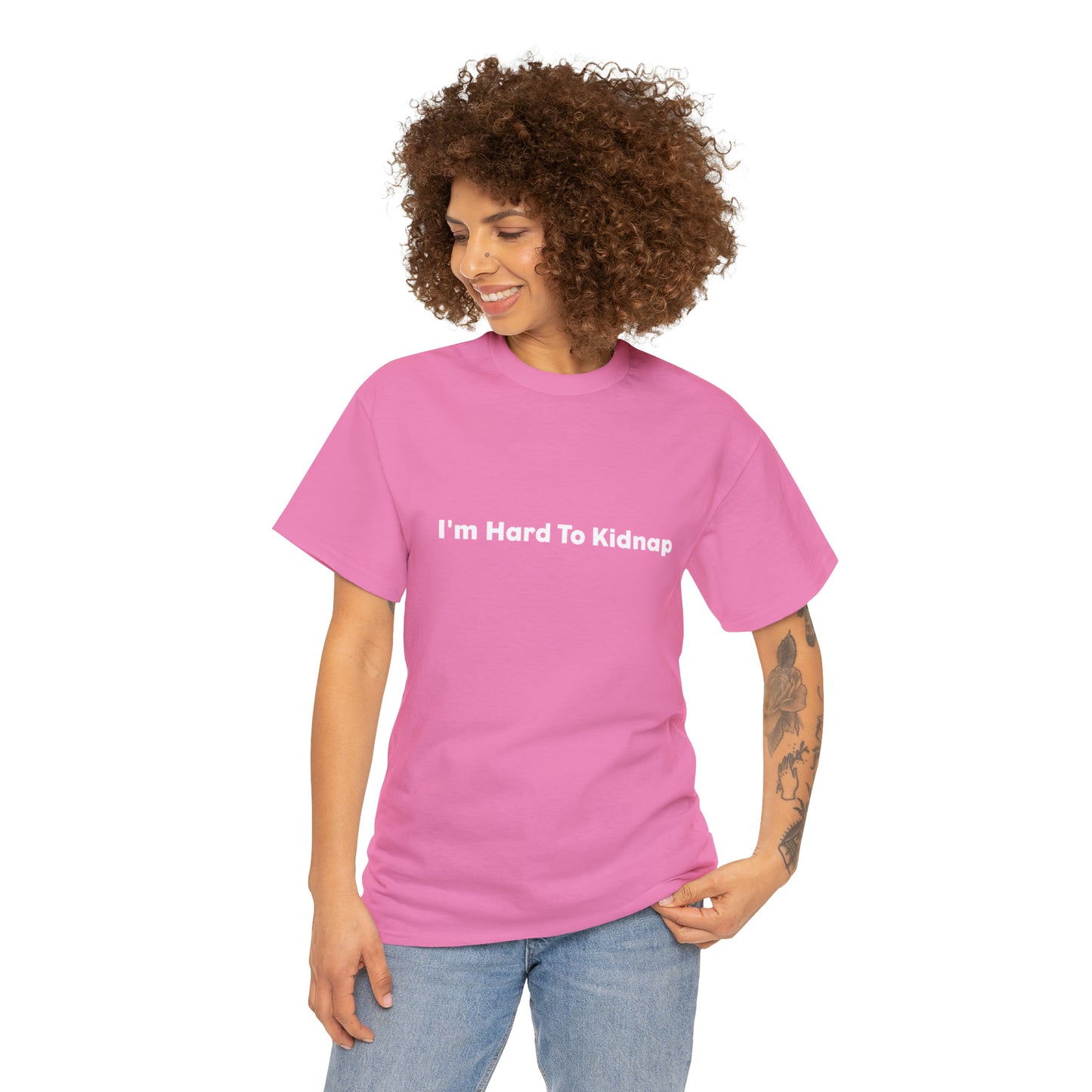 I'm Hard To Kidnap プラスサイズ コットン Tシャツ ユニセックス サイズ 面白い レディース メンズ