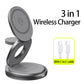 Three-in-One Wireless Charging Station for iPhone 15/14/13/12 or Similar