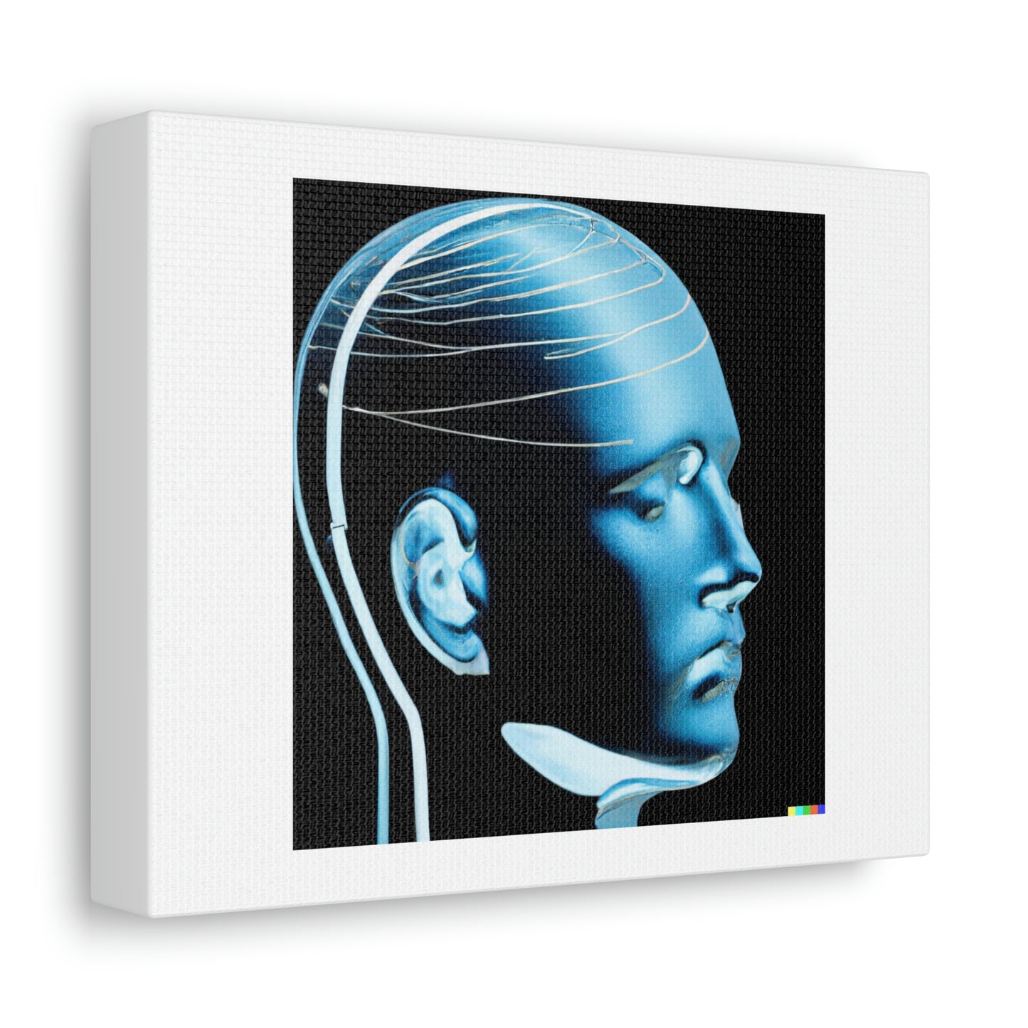 「AIによって設計された」人工知能デジタルアートの抽象的なビジュアル