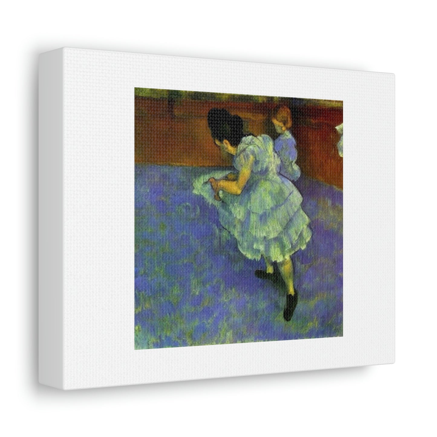 Iced Violet In The Impressionst Style Digital Art 'Designed by AI' on Canvas