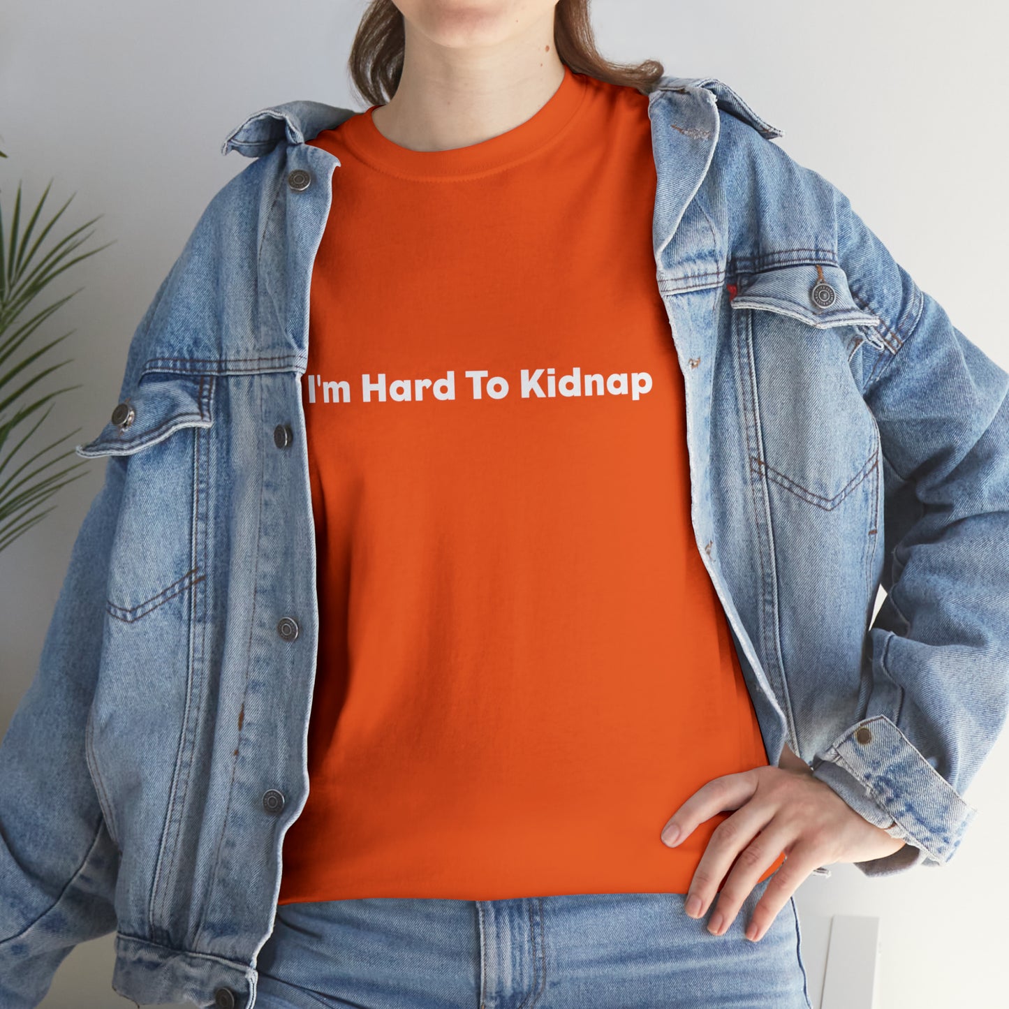 I'm Hard To Kidnap プラスサイズ コットン Tシャツ ユニセックス サイズ 面白い レディース メンズ