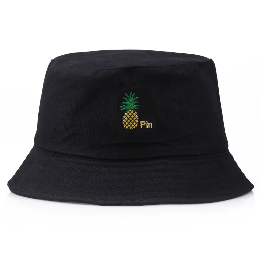 Chapeau de pêcheur unisexe ananas double face