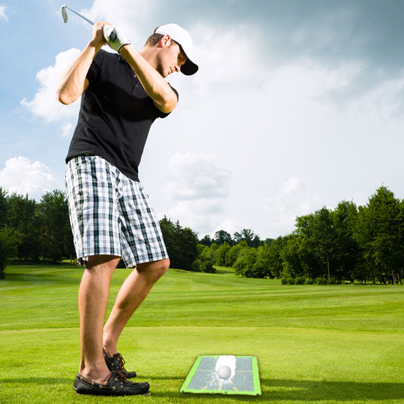 Tapis d'entraînement de golf pour la détection de swing