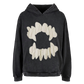 Sharp Tooth Design Black Hoodie